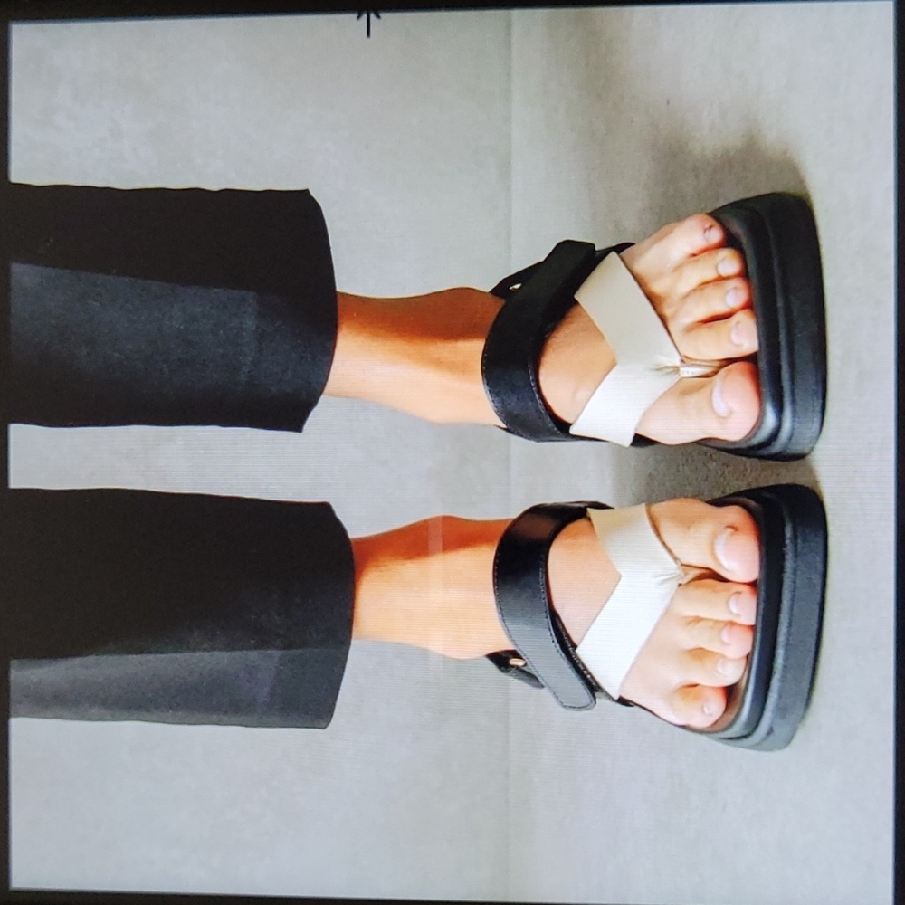 Alohas Decade Square Sandals Size 38 EU/ 7/7.5 US